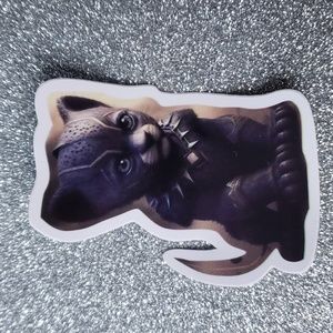 MARVEL Cat Black Panther Sticker waterproof Kitten